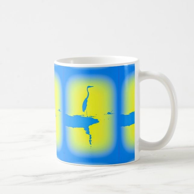 blå öron soluppgång kaffemugg (Höger)