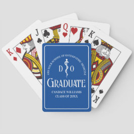 Blå, osteopatisk, medicinteknisk Studenten Poker Casinokort