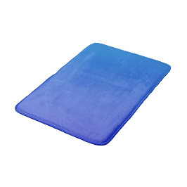 Blå övertoning Färg Badrumsmatta