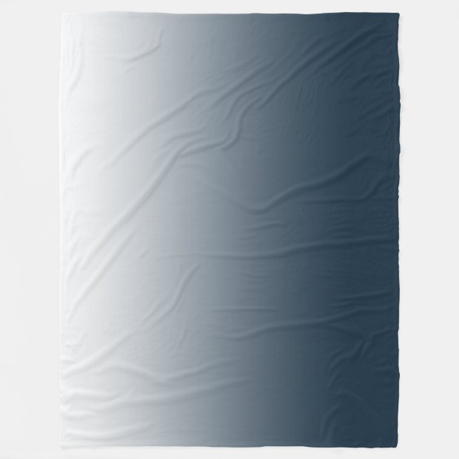 Blå övertoning fleecefilt (Framsidan)