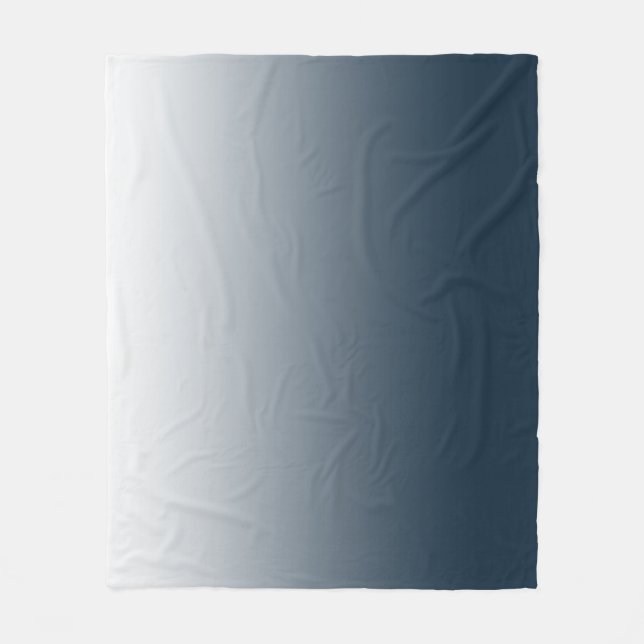 Blå övertoning fleecefilt (Framsidan)