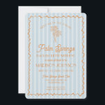 Blå Palm Springs Pastell Strand Sällskapsdamfest Inbjudningar<br><div class="desc">Möt mig i palmerna! Vår Palm Springs Party Collection är en drömsk blandning av vintage beach charm och pastellfärger. Kollektionen präglas av mjuka ränder, luftiga palmer och en touch av retro glamour och för med sig magin från en soldränkt semester till din fest. Om du planerar en möhippa, brud shower...</div>