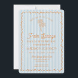 Blå Palm Springs Pastell Strand Sällskapsdamfest Inbjudningar<br><div class="desc">Möt mig i palmerna! Vår Palm Springs Party Collection är en drömsk blandning av vintage beach charm och pastellfärger. Kollektionen präglas av mjuka ränder, luftiga palmer och en touch av retro glamour och för med sig magin från en soldränkt semester till din fest. Om du planerar en möhippa, brud shower...</div>