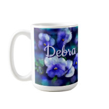 Blå pansies Pansy Flower Blommigt Personlig