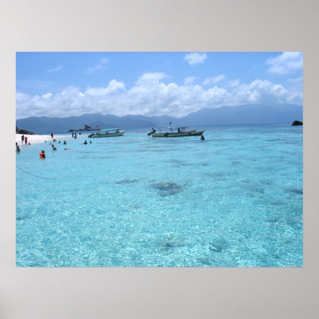 Blå paradise Poster (Framsidan)