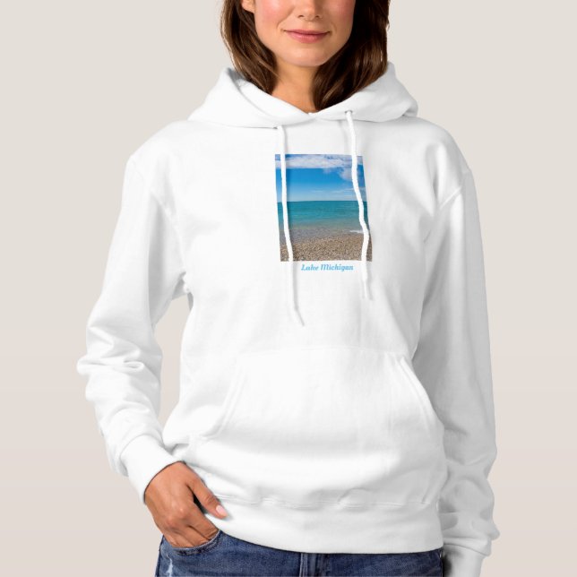Blå paradiset i Sjö Michigan T Shirt (Framsida)