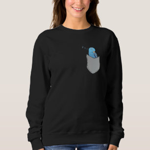 Blå parkett Blå parkettsparvett Sömnvidd Parrotlet T Shirt