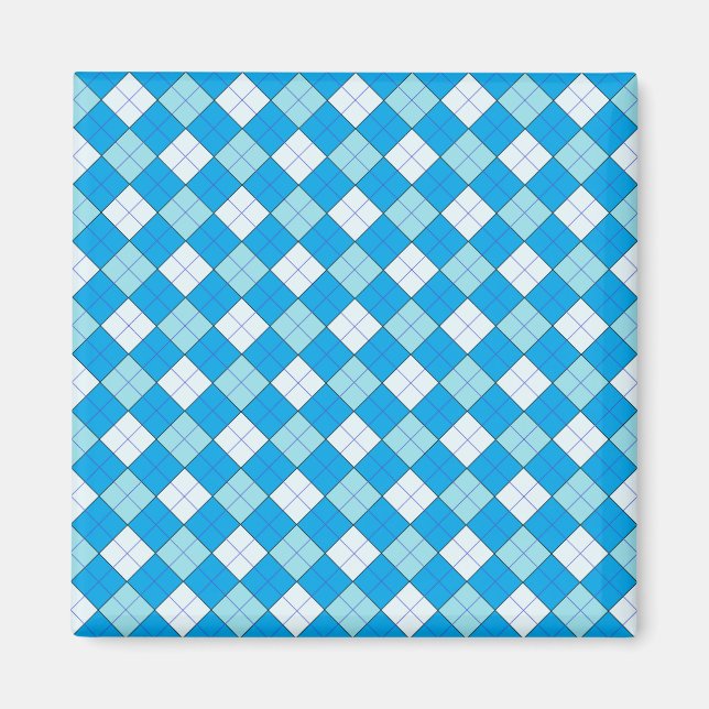 Blå pärla magnet (Framsidan)