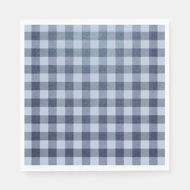 Blå pärla pappersservett (Framsidan)