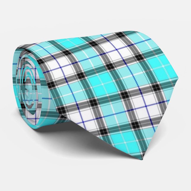 Blå pärla slips (Rullad)