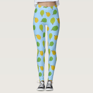 Blå pärlhöns leggings