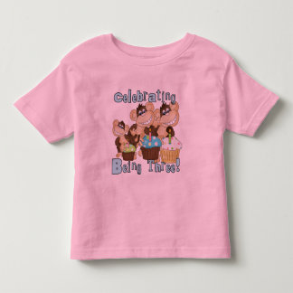 Blå Party-apor 3:e födelsedag T-shirts och gåvor