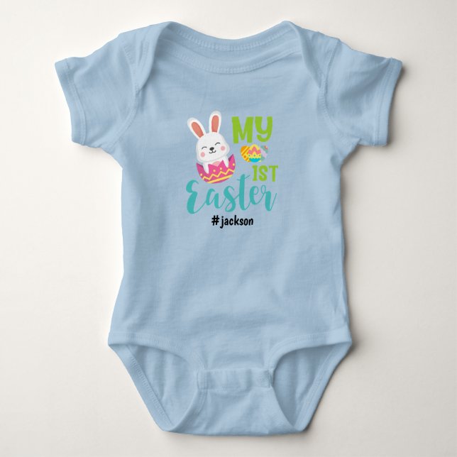 Blå påskpojke 1:a t shirt (Framsida)