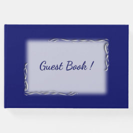 Blå Personlig, rygg Gästböcker