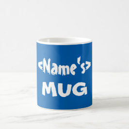 Blå Personligen Namn Mugg
