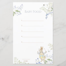 Blå Peter, kanin gissar Baby Matspel