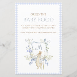 Blå Peter, kanin gissar Baby Matspel