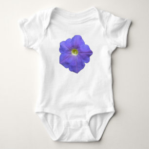 Blå Petunia Baby Creeper T Shirt