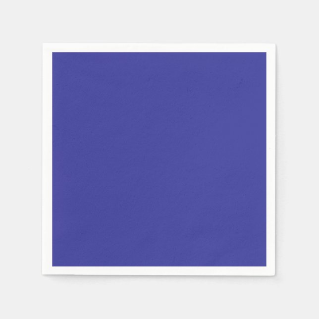 Blå (pigment) (fast färg) pappersservett (Framsidan)