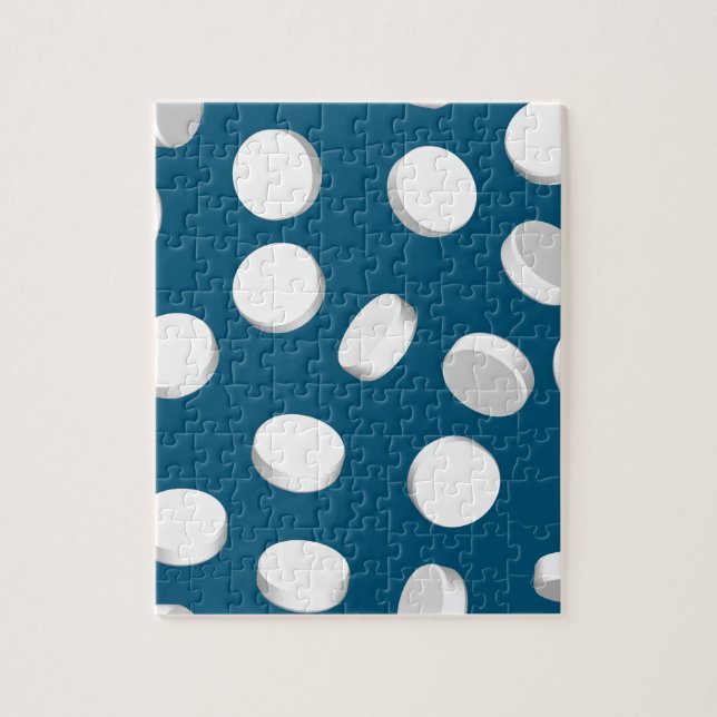 blå piller pussel (Vertikal)