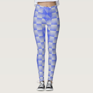 Blå pixlar Opp bw08.wx4.BPOBW08.LGrey BG Leggings