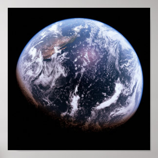 Blå planet poster