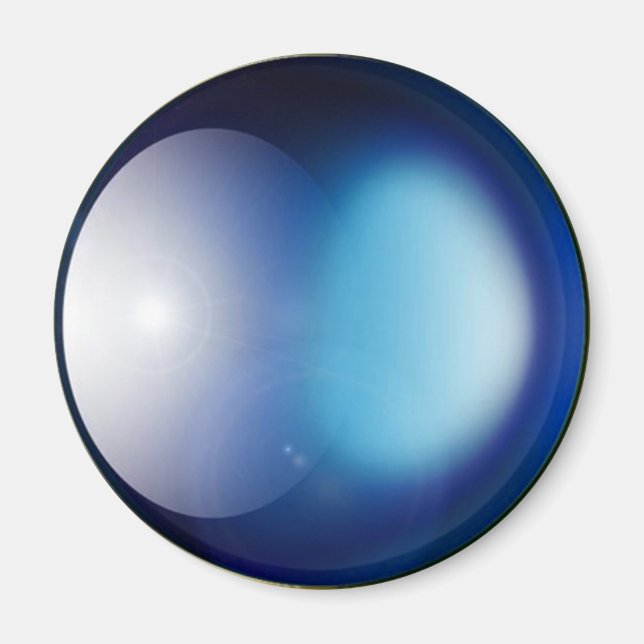 Blå planeten magnet (Framsidan)