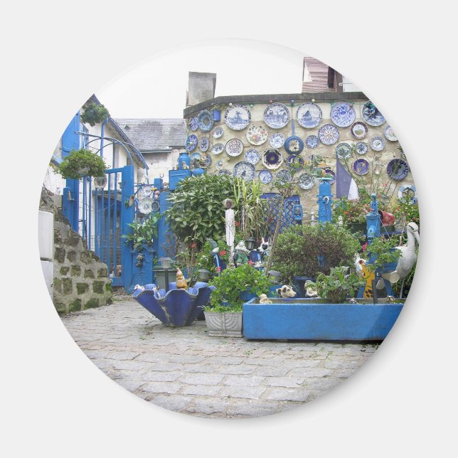 Blå platta, Speciell magnet (Framsidan)