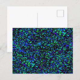 Blå platter - vykort