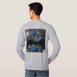 Blå Plocka upp Lastbil och Skeleton Crew T-shirt