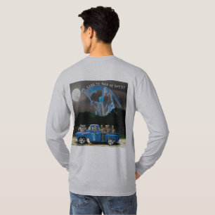 Blå Plocka upp Lastbil och Skeleton Crew T-shirt