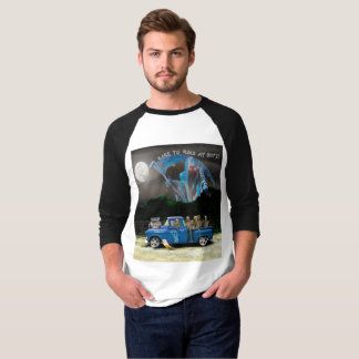 Blå Plocka upp Lastbil och Skeleton Crew T Shirt