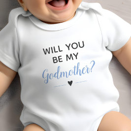 Blå Pojke Cute blir min gudmor. T Shirt