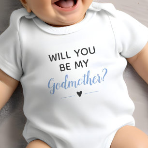 Blå Pojke Cute blir min gudmor. T Shirt