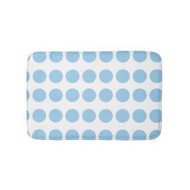 Blå Polka dots-design Badrumsmatta