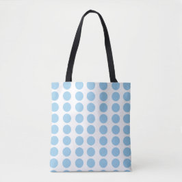 Blå Polka dots-design Tygkasse