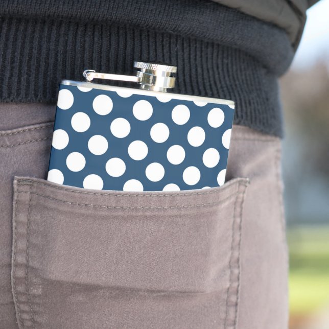 Blå Polka dots, Polka Dot Mönster, punkter Fickplunta (In Situ)