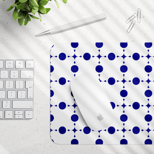 Blå Polka dots, Polka Dot Mönster, punkter Musmatta