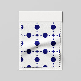 Blå Polka dots, Polka Dot Mönster, punkter Tyg