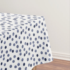 Blå polka punkt . vattenfärg