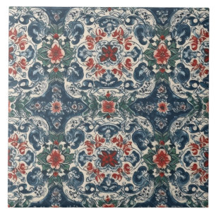 Blå portugisiska plattor för timofri skönhet kakelplatta