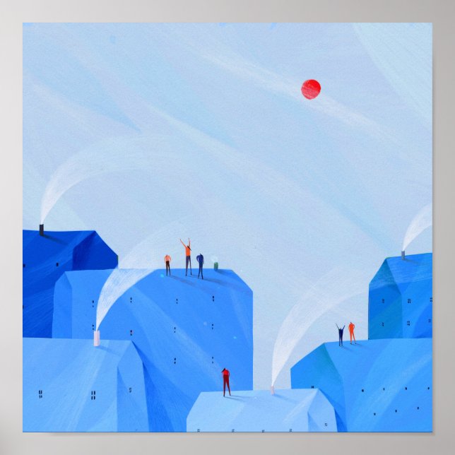 Blå Poster (Framsidan)