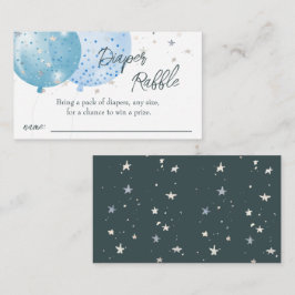 Blå pratbubblor, babykläder, blöjbegäran tilläggskort