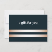 Blå | Presentkort för Elegant Ro Guld