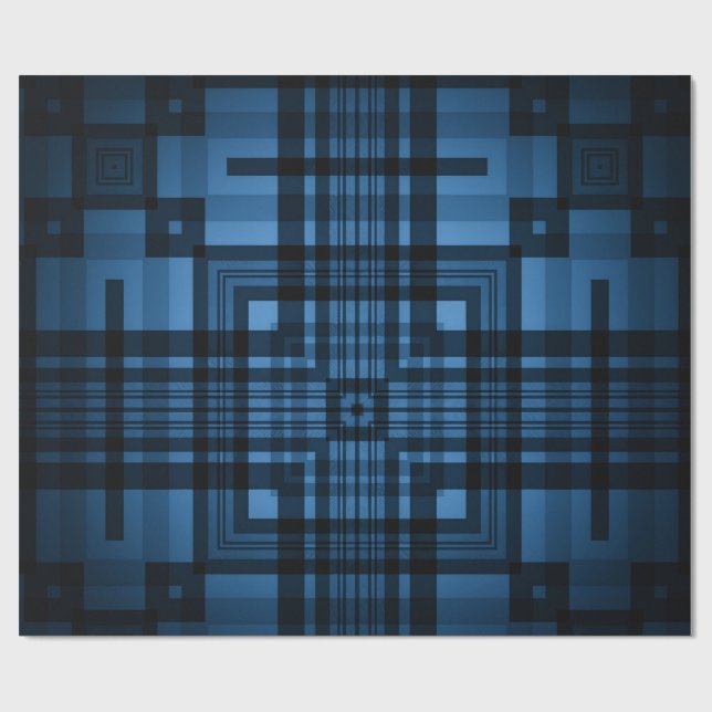 Blå Presentpapper (Platt)