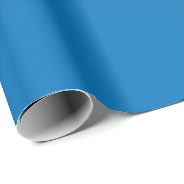 Blå Presentpapper (Rullad Hörn)