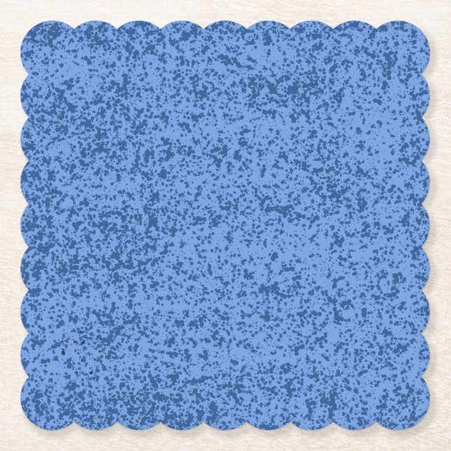 Blå Punkt Kaos Underlägg Papper (Framsida)