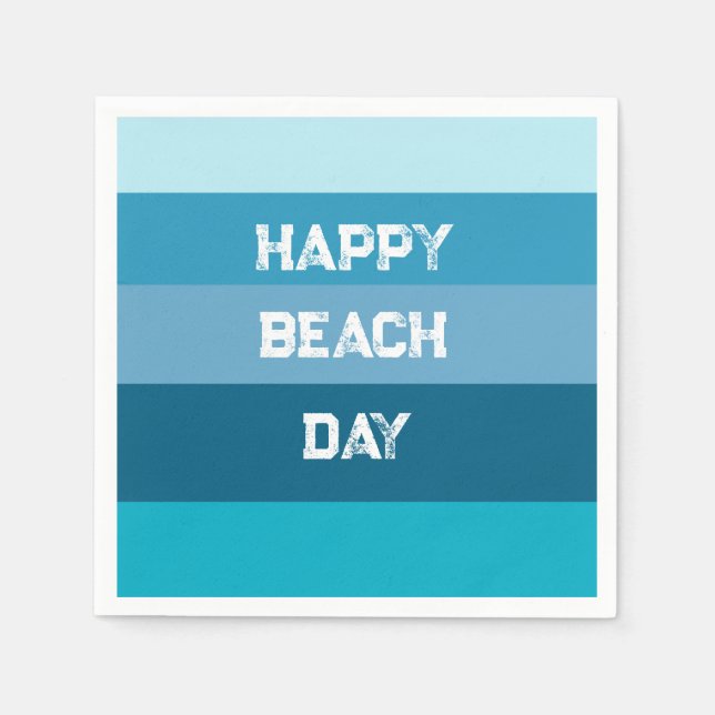 Blå Rand-födelsemall Pappersservett (Framsidan)