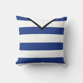 Blå Rand-fyllnadsmall för Oceanien Jersey Blue Kudde