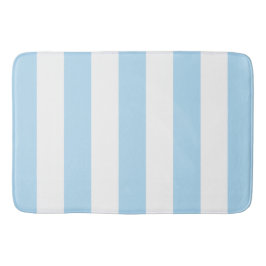 Blå Rand, vit Rand, stripe Mönster Badrumsmatta